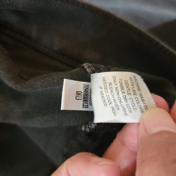 White House Black Market Women Slim Leg Dark Wash Jeans Sz M Whimsygoth Grunge - Picture 10 of 11